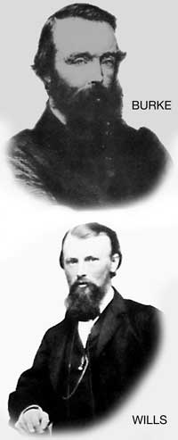 'Two Historic Gumtrees', Burke and Wills